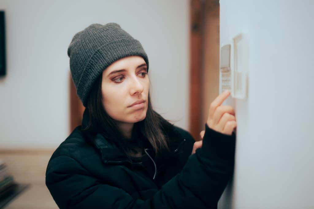 Woman Feeling Cold