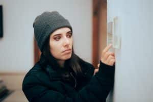 Woman Feeling Cold
